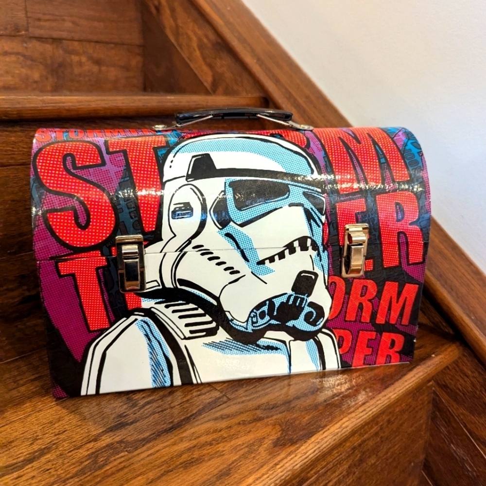 Rare Star Wars Stormtrooper Collectible Large Cardboard Domed storage Box- 11”